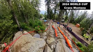 2024 UCI MTB World Series Crans Montana🇨🇭 COURSE PREVIEW [upl. by Kcaz930]