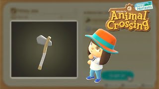 EP 6 How to craft a flimsy axe in Southern Hemisphere  Animal Crossing New Horizons [upl. by Airalednac]