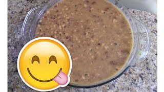 Feijão fradinho com caldo  com calabresa e bacon [upl. by Rockie676]