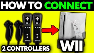 How To Connect 2 Controllers to WII 2024  Step by Step [upl. by Anrat]