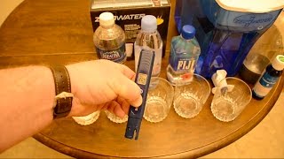 0 Zero Water Test  Comparison with Fiji Evian Aquafina amp Remineralization [upl. by East615]