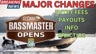 2024 Bassmaster Opens  MAJOR CHANGES ANNOUNCED [upl. by Litta]