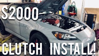 DIY  Honda S2000 ACTOEM Clutch install Howto [upl. by Sinclair]