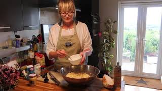 Learning to make Welsh Glamorgan Sausages with Mrs A [upl. by Onateag]