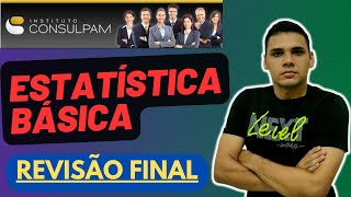 REVISÃO FINAL  ESTATÍSTICA MÉDIA MEDIANA MODA  BANCA CONSULPAM  MATEMÁTICA  Concurso PACATUBA [upl. by Anahsirk592]