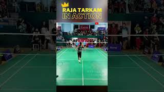 AKSI RAJA TARKAM AGRIPPINA badminton menraket [upl. by Ailimaj830]