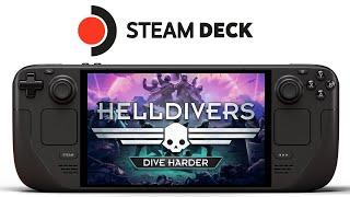 Helldivers Steam Deck  SteamOS 36 [upl. by Lyrehc]