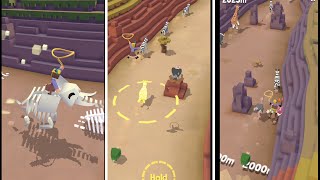 3rd Boss Level  Rodeo Stampede Skelephant  My best Ostrich RUN  Rodeo Stampede Sky Zoo Safari [upl. by Farr]