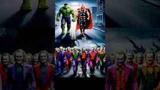 Hulk and Thor vs ghost and jokers vs ironman [upl. by Nolos]