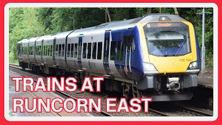 TRAINS at RUNCORN EAST railway station [upl. by Mazlack]