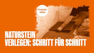 Naturstein verlegen Schritt für Schritt [upl. by Ertha]