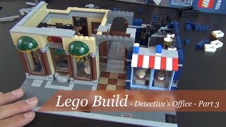 Lets Build  Lego Detectives Office Set 10246  Part 3 [upl. by Darreg179]