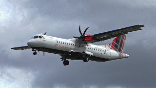 LoganAir ATR 72 propellers appear to not be spinning [upl. by Hauser]