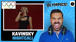 KAVINSKY quotNightcallquot Live Performance at the Paris Olympics Closing Ceremony  REACTION [upl. by Tattan]