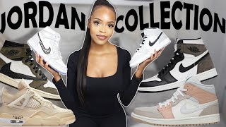 SNEAKER COLLECTION 2021  BEST JORDAN’S FOR GIRLS [upl. by Tankoos626]