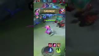 Pharsa Dance  Savage Gameplay  Mobile Legends Bang Bang [upl. by Dnomhcir]