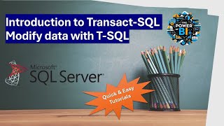 Intro to TSQL Part 06 Modify data with TSQL 🔄📊 sql sqlserver tsql [upl. by Tija]