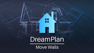 How to Move Walls  DreamPlan Home Design Tutorial [upl. by Brownson90]