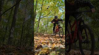 Backyard DH course part 2 downhillmtb jump mtb [upl. by Setiram]