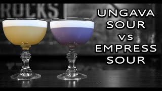 Empress and Ungava Sours  Two Gin Cocktail Recipes  Booze On The Rocks [upl. by Veda]