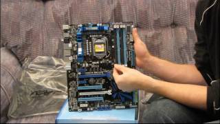 ASUS P7P55DE Deluxe P55 Core i5 Motherboard Unboxing amp First Look Linus Tech Tips [upl. by Tlevesoor]