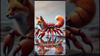 Amazing Animal Hybrid 🦀🦊shorts hybrids trending animals [upl. by Gonnella]