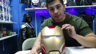 Marvel Legends Iron Man Electronic Helmet [upl. by Dorsman]