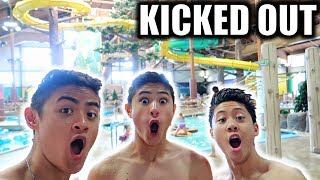 EPIC INDOOR WATER PARK KICKED OUT [upl. by Anitan]