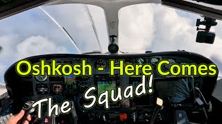 Flying to Oshkosh with a Plane Full of Friends Cessna 340 Pilot [upl. by Kristoforo459]