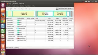 Ubuntu 1204  How to Install and Run GParted Partition Editor [upl. by Arimay]