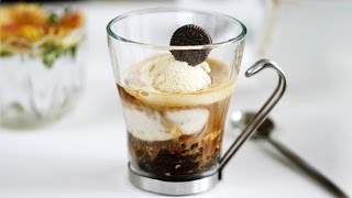 McDonalds Oreo Affogato 맥도날드 오레오 아포가토 만들기  한글 자막 [upl. by Bracci]