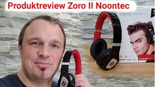 NOONTEC ZORO II Wireless Bluetooth Kopfhörer Produkttest [upl. by Phia]