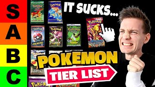 I Ranked EVERY Pokémon Card Set Tier List [upl. by Aelber36]