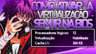 COMO ATIVAR A VIRTUALIZAÇÃO VT SEM PRECISAR IR NA BIOS [upl. by Antonella232]