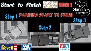 START TO FINISH TWO TONE AIRBRUSH PAINTING VIDEO 1 [upl. by Kaltman107]