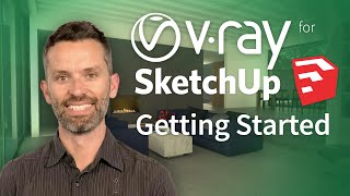 Vray for SketchUp — Getting Started How to Create Your First Photorealistic Rendering [upl. by Elahcar]