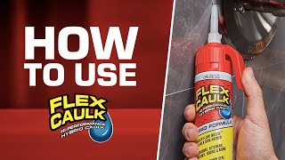 If you don’t know how to use caulk don’t worry Flex Caulk is easy [upl. by Zachariah]