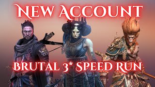 New Account 3 Brutal Campaign Speed Run [upl. by Nylarat940]