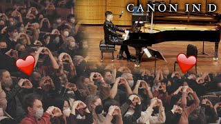 Pianist Plays Epic Canon in D AUDIENCE LOVES IT [upl. by Tharp661]