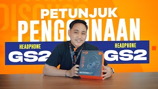 PETUNJUK PENGGUNAAN HEADPHONE GAMING JETEX GS2 [upl. by Adiaj557]