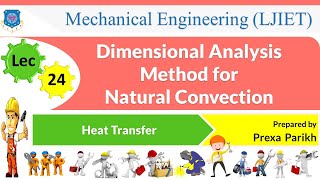 L 24 Dimensional Analysis Method for Natural Convection  Heat Transfer  Mechanical [upl. by Ahsilad]