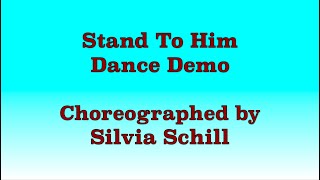 Stand To Him  Line Dance Dance Demo [upl. by Almond]