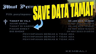 CARA PASANG SAVE DATA TAMAT DI GTA SA PC [upl. by Frost872]