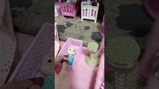 beautiful Barbie doll and beautiful Barbie house reels shorts youtubeshortsbarbiebedroom [upl. by Aniv]