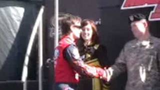 Nascar driver introduction Martinsville 102008 [upl. by Rooker]