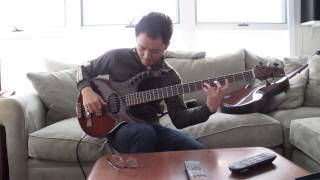 Moto Fukushima playing custom AE5 Swallow bass built for Mark Brown [upl. by Ahseka]