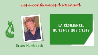 Renouveau amp Démocratie  Bruno Humbeeck  La résilience questce que cest [upl. by Navnod]