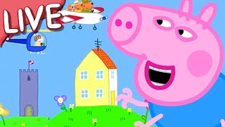 🔴 Giant Peppa Pig and George Pig LIVE FULL EPISODES 24 Hour Livestream [upl. by Alyacim]