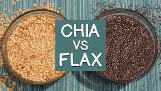 Benefits of Chia Seeds Vs Flax Seeds Which is Better [upl. by Zina]