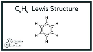 C6H6 Lewis Structure Benzene [upl. by Aihsemot]